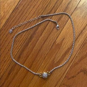 John Medeiros Cubic-Zirconia Single Stone Necklace